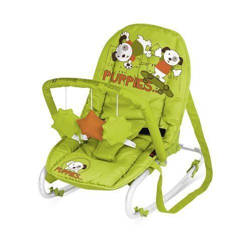 Шезлонг Bertoni TOP RELAX (green orange puppies)